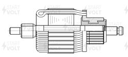 Ротор стартера для а/м VAG Passat B5 (96-) 1.6i/1.8i/1.8T (SR 1810)