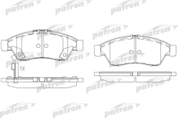 PBP1533 Колодки тормозные дисковые