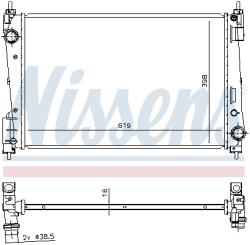 Радиатор FIAT GRANDE PUNTO 05- 61924