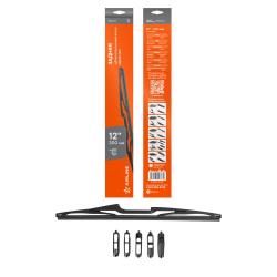 Щетка стеклооч задняя универс каркас 300мм (12") 5 адаптеров (AWB-RK-300)