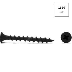 саморез потай.3.5х51 редкий ш.р.оксид.(РМЗ)(1 ) 1550шт FORTLUFT sts019143