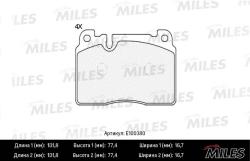 E100380 Колодки тормозные AUDI A6 ALLROAD 12-/A7 14-/Q5 12- передние SemiMetallic