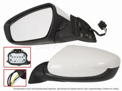 Зеркало Kia Ceed 12-16 (Слева/ Обогрев/ Регулировка/ 5 контактов)