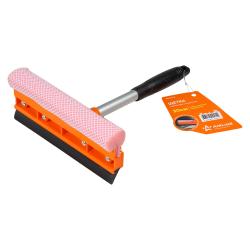 Щетка для мытья стекол с поролоном и водосгоном компактная (30 см)  (AB-M-04)