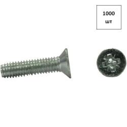 Винт 3х8 DIN 7500 М самонарез.потай.гол. оц. 1000шт FORTLUFT sts017308