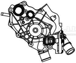 Насос водяной для а/м Geely Coolray (18-) 1.5T (с корпусом и термостатом) (LWP 3023)