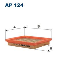 Фильтр воздушный NISSAN MICRA 16V 92- AP 124