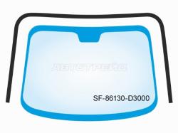 Молдинг лобового стекла (П-образный) Hyundai Tucson 15-21