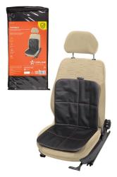 AIRLINE AO-CS-02 Накидка защ. под детское автокресло (86*45 см), со спинкой, кожзам, черн.