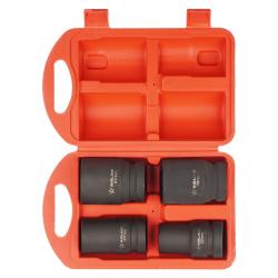 Набор головок ударных 1"DR L=78мм, 4 пр. (22-41мм) пласт. кейс. (ATAS083)