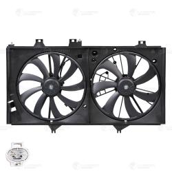 Э/вентилятор охл. для а/м Toyota Camry (XV50) (11-) 2.0i/2.5i (2 вент.) (с кожухом) (LFK 1919)