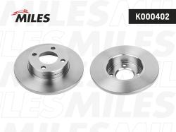 K000402 Диск тормозной AUDI 80 86>91/100 76>88 передний не вент.