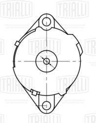 Натяжитель ремня (без ролика) для а/м VW Golf III (91-) 1.6i/1.8i/2.0i (CM 5490)