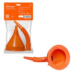 AIRLINE APF-02 Воронка непроливайка D-135мм с гибким носиком, L=370мм, латунная сетка, пакет с навершием