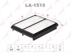 Фильтр воздушный CHEVROLET LANOS LA-1515