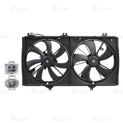 Э/вентилятор охл. для а/м Toyota Camry (XV40) (07-) 2.4i (2 вент.) (с кожухом) (LFK 1918)