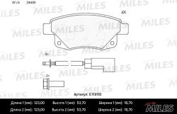 E110110 Колодки тормозные FORD TRANSIT 06- задние с датчиком SemiMetallic