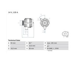 Генератор 0986042550