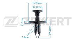 Клипса крепёжная Chrysler (миним. кол-во заказа 10 шт) be-1715