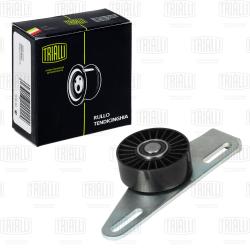 Ролик привод. ремня для а/м Renault Logan (08-) 1.4i/1.6i 8V (с ГУР без конд.) (с кронштейном) (CM 0913)