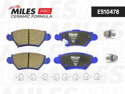 E510478 Колодки тормозные OPEL ASTRA G 98>/ZAFIRA 03>05 задние Ceramic