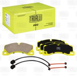 Колодки торм. для а/м Porsche Macan (14-)/(18-) диск. перед. (с 2-мя датч.) (керам) (PF 1607CR) PRO