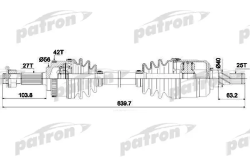 PDS1620 Полуось
