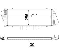 Интеркулер MB SPRINTER/VW CRAFTER 2.2-2.8D 06- CI 18 000S