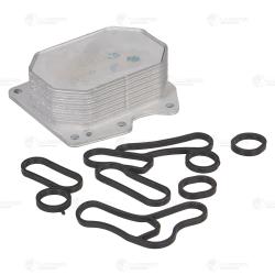 Радиатор масл. для а/м Ford Transit (06-)/(13-)/Peugeot Boxer (06-) 2.2TD (124*114.8*43мм) (LOc 1001)