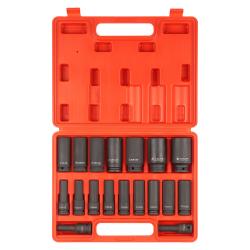 Набор головок ударных 1/2"DR L=78мм, 18пр. (8-32мм) пласт.кейс. (ATAS080)