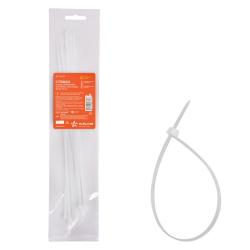 AIRLINE ACT-N-09 Стяжки (хомуты) кабельные 3,6*300 мм, пластиковые, белые, 10 шт.