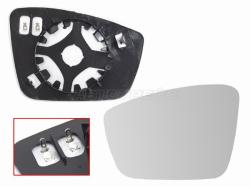 Полотно зеркала Skoda Rapid 12-20 / Volkswagen Polo 09-22 (Слева/ Обогрев/ асферическое)