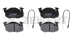 Колодки торм. диск. передн. с датчиком Peugeot 106 I-II 91-  205 I-II 83-  305 I-II 82-  405 I-II 87 bs-1567