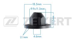 Клипса крепёжная VAG (миним. кол-во заказа 10 шт) be-1496