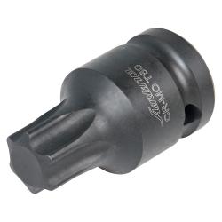 Головка ударная торцевая 1/2"DR внешний TORX T60, L=45мм (ATAS057)