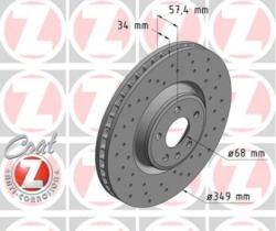 Тормозной диск перед перф AUDI A4, A5 16~, A4 Allroad, A5 (F53) 100337352
