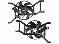 Диффузор радиатора в сборе RENAULT LOGAN 08- без кондиционера