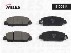 Колодки тормозные HONDA ACCORD 14- передние SemiMetallic E100514