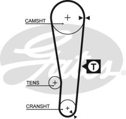 Ремень ГРМ TOYOTA 1.8 92-02 (121x21) 5386XS