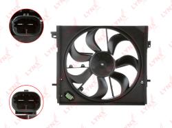 Вентилятор радиатора с кожухом NISSAN QASHQAI(J11) 1.2-2.0 13> RENAULT KADJAR 1.2 15> rf-1571