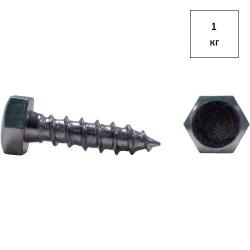 Саморез 10 х160 шестигр.гол, р/ш, DIN 571 оц. 1кг FORTLUFT sts027127