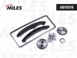 AB10018 Комплект цепи ГРМ SKODA FABIA 1.2 AZQ/BME/BZG 07-14 co звездочками