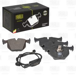 Колодки торм. для а/м BMW X5 (E53) (00-)/7 (E38) (95-) диск. зад. (в компл. с датчиком) (PF 4155)