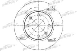 PBD1221 Диск тормозной