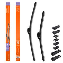 Щетки стеклооч бескаркас универс компл. (2шт.) 650/580мм (26"/23") 5 адптр (AWB-BK-650-575K)