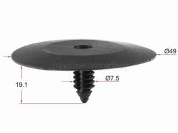 Клипса обшивки капота GM (1 шт.)