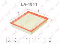 Фильтр воздушный FORD TRANSIT 2.2 TD 06- LA-1911