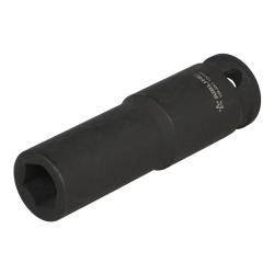 Головка ударная торцевая 3/8"DR шестигранная глубокая 10мм, L=65мм (ATAS323)