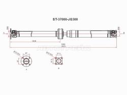 Вал карданный NISSAN X-TRAIL T31 QR25DE 07-14