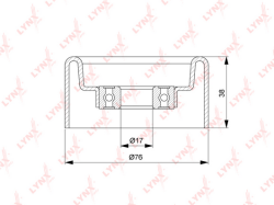 Ролик ремня приводного TOYOTA Land Cruiser(100) 4.7 98> PB-5370